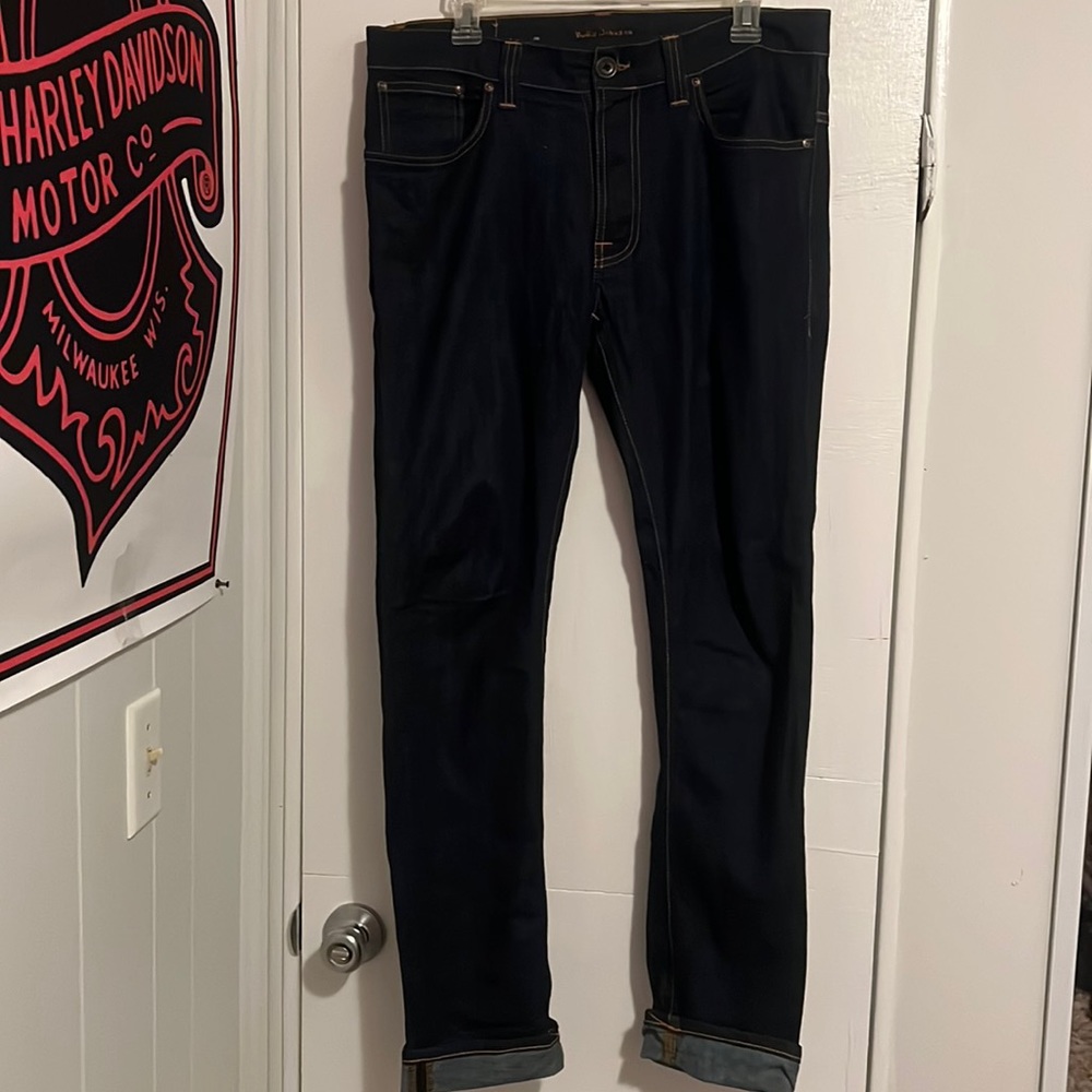 Nudie salvage denim jeans thin fin